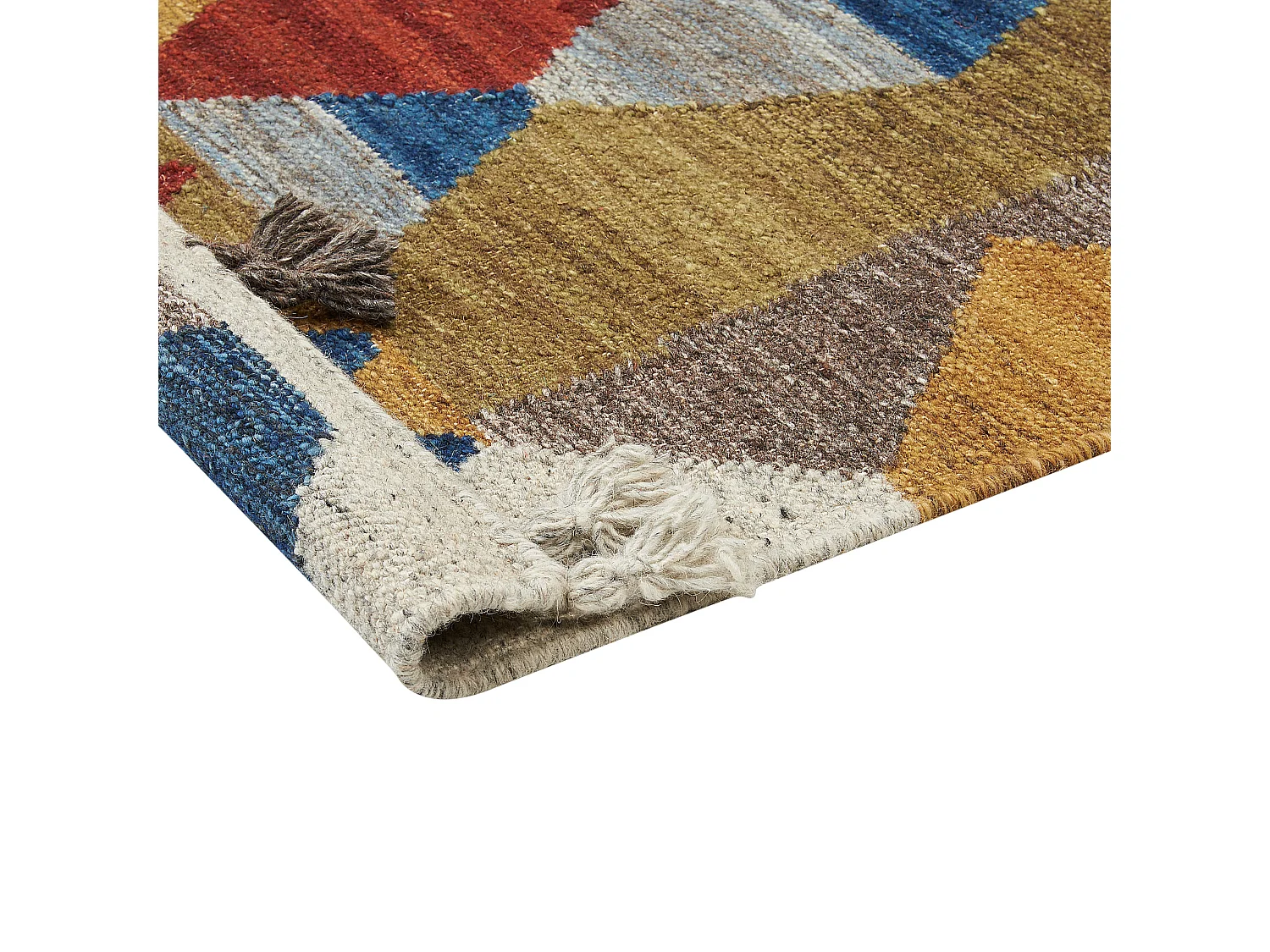 Rug ARZAKAN Multicolour 160 x 230 cm Wool Kilim