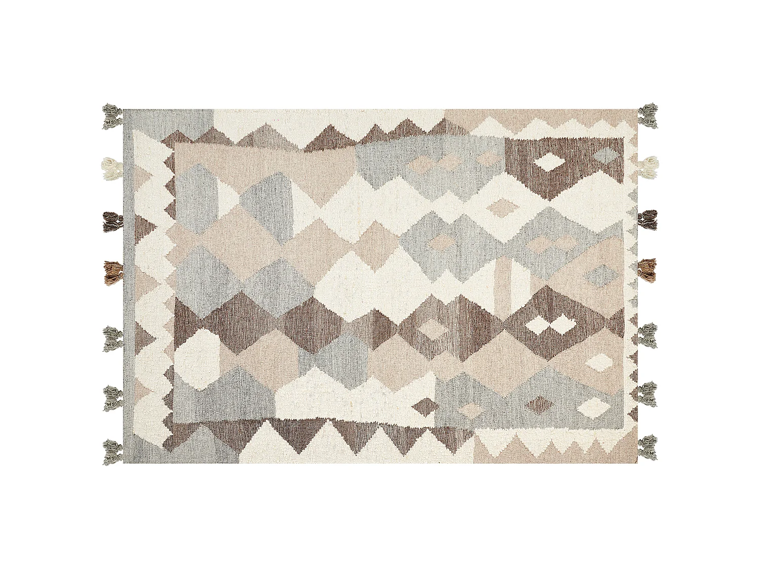 Tappeto kilim lana multicolore 160 x 230 cm ARALEZ