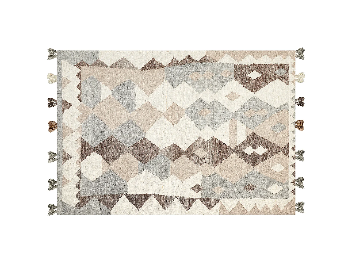 Tappeto kilim lana multicolore 160 x 230 cm ARALEZ