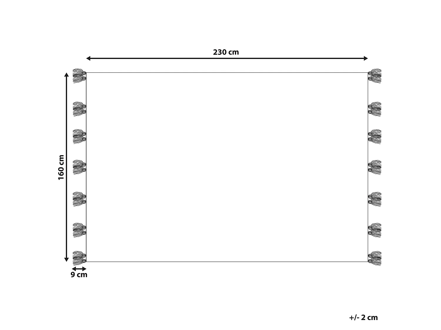 Tappeto kilim lana multicolore 160 x 230 cm ARALEZ