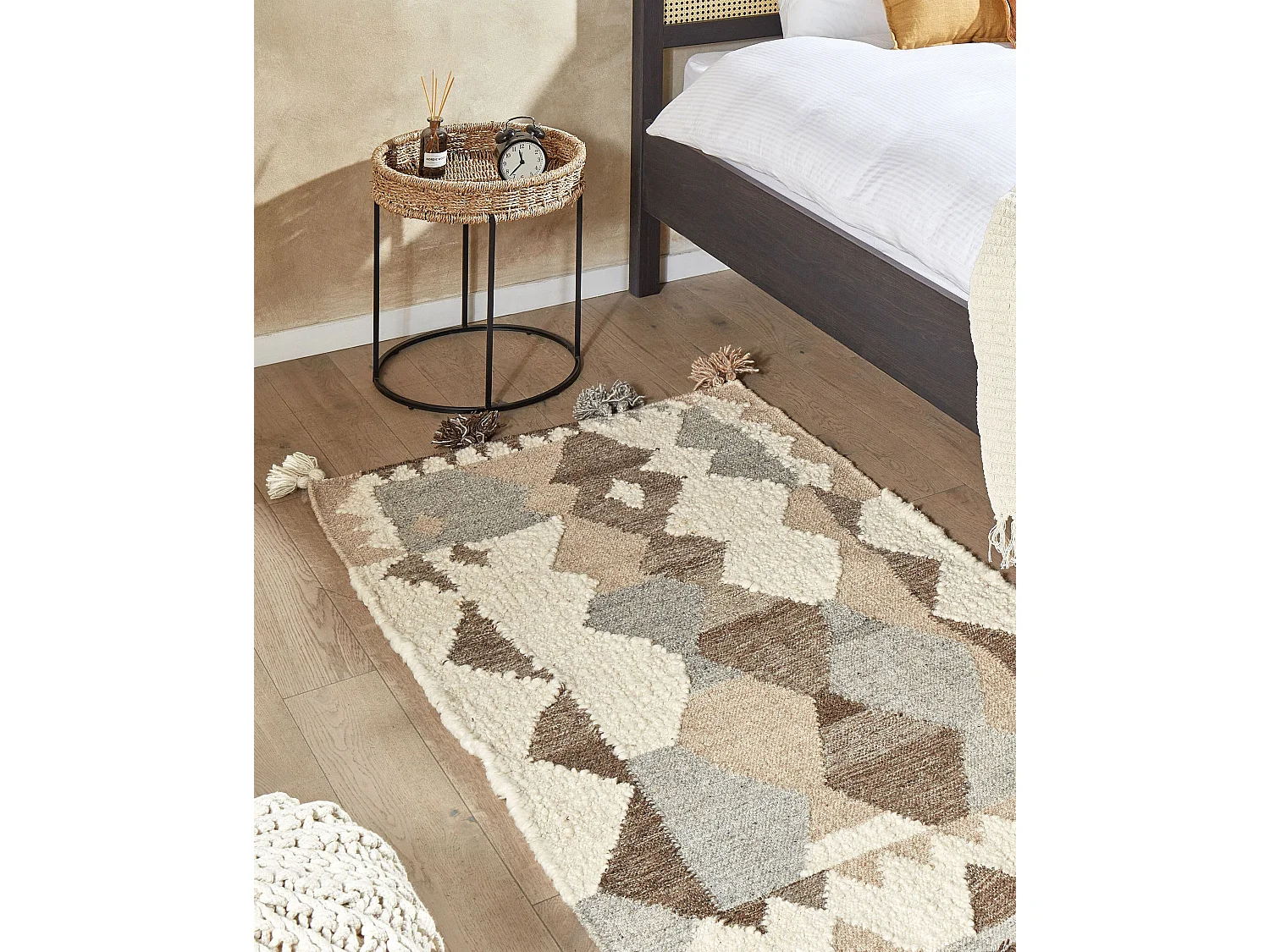 Vloerkleed kelim meerkleurig 80 x 150 cm ARALEZ