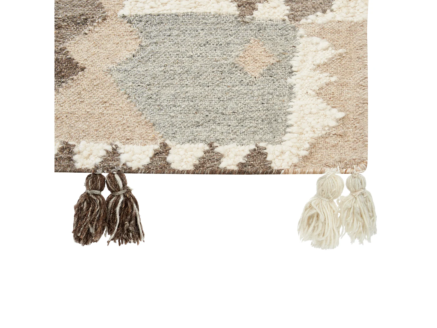 Tapis Kilim en laine 80 x 150 cm multicolore ARALEZ