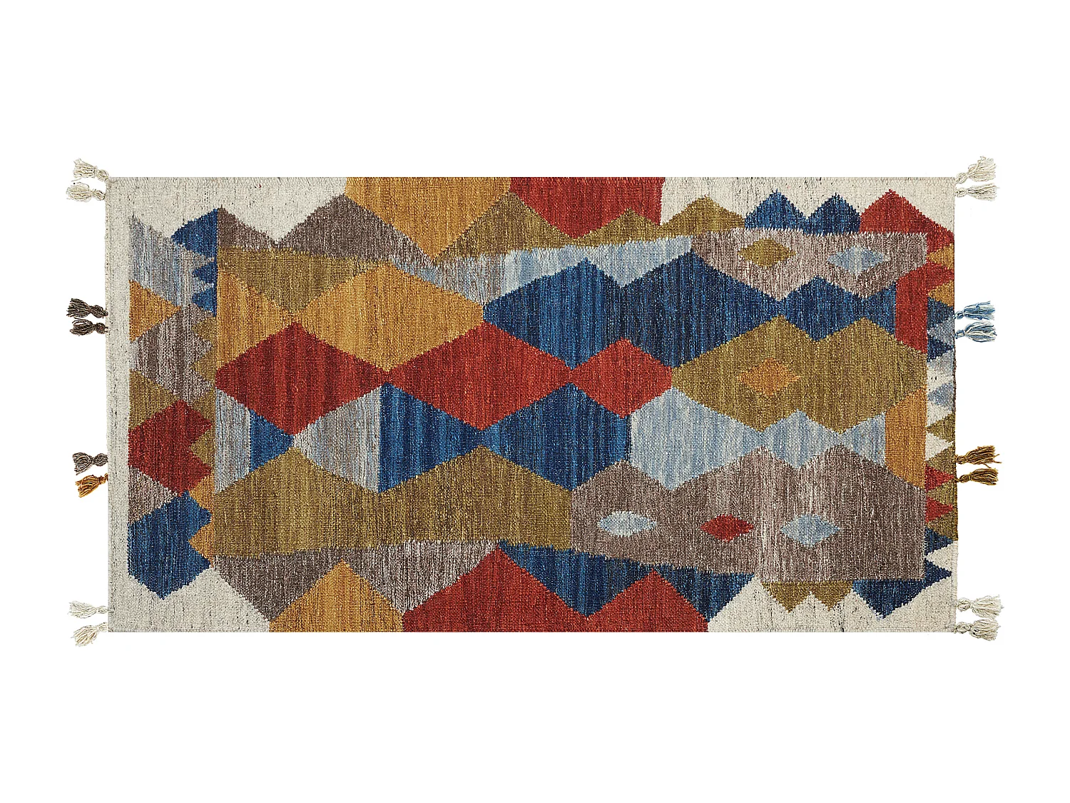 Tapis ARZAKAN Multicolore 80 x 150 cm Laine Kilim