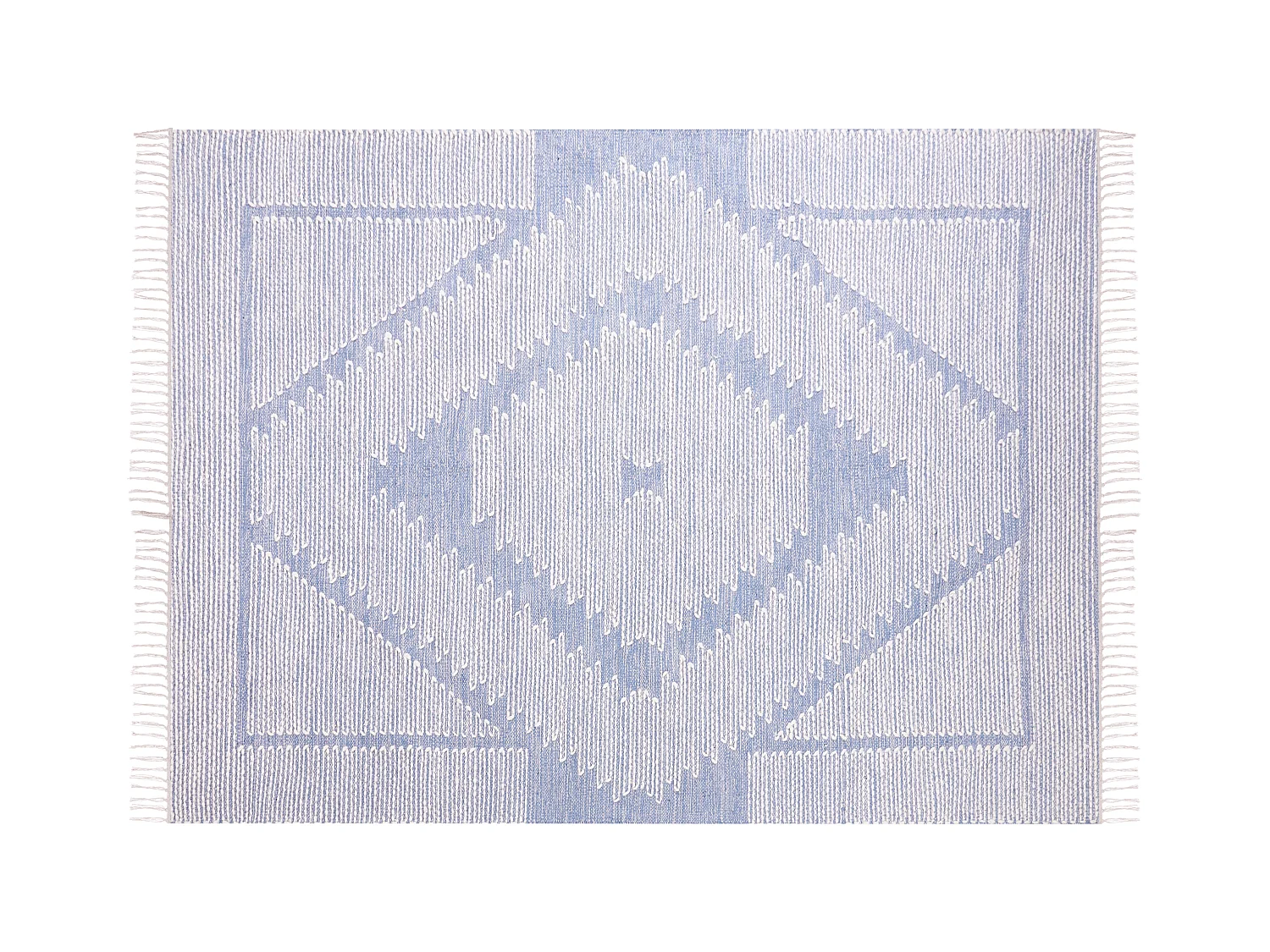 Tapis ANSAR Bleu 160 x 230 cm Coton