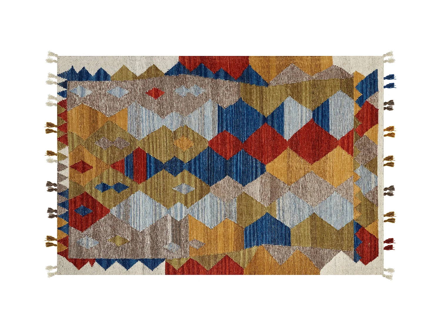 Tapis ARZAKAN Multicolore 200 x 300 cm Laine Kilim