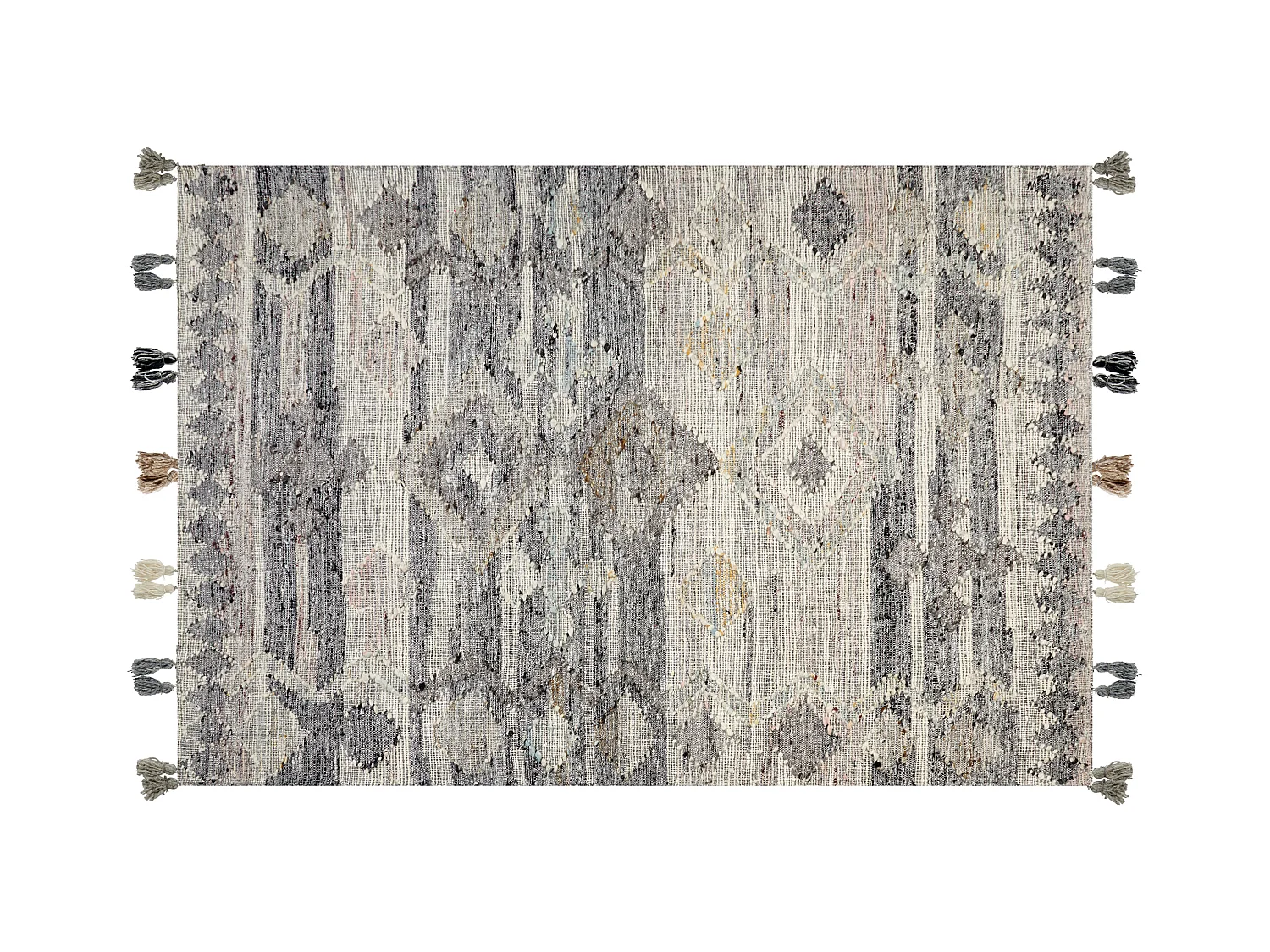 Tapis ARATASHEN Gris 160 x 230 cm Laine Kilim