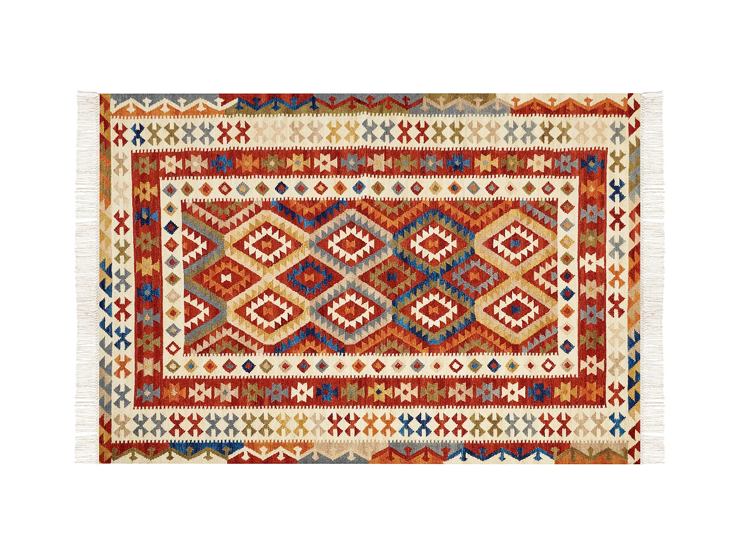 Tapis OSHAKAN Multicolore 160 x 230 cm Laine Kilim