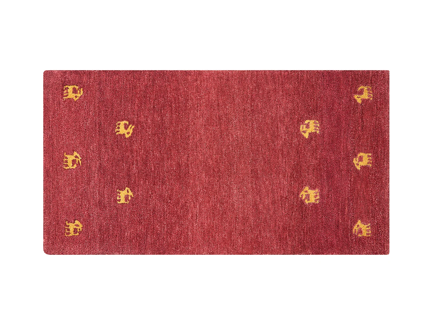 Tapis YARALI Rouge 80 x 150 cm Laine Tapis persan