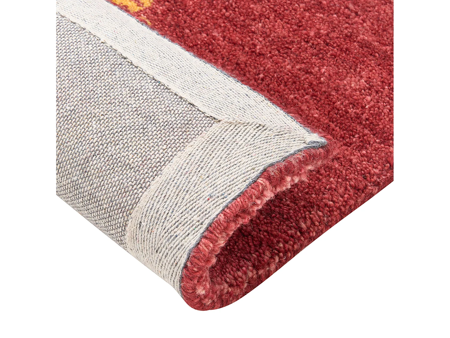 Vloerkleed gabbeh rood 160 x 230 cm YARALI