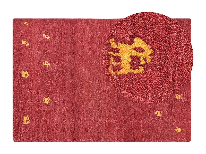 Tapis YARALI Rouge 160 x 230 cm Laine Tapis persan