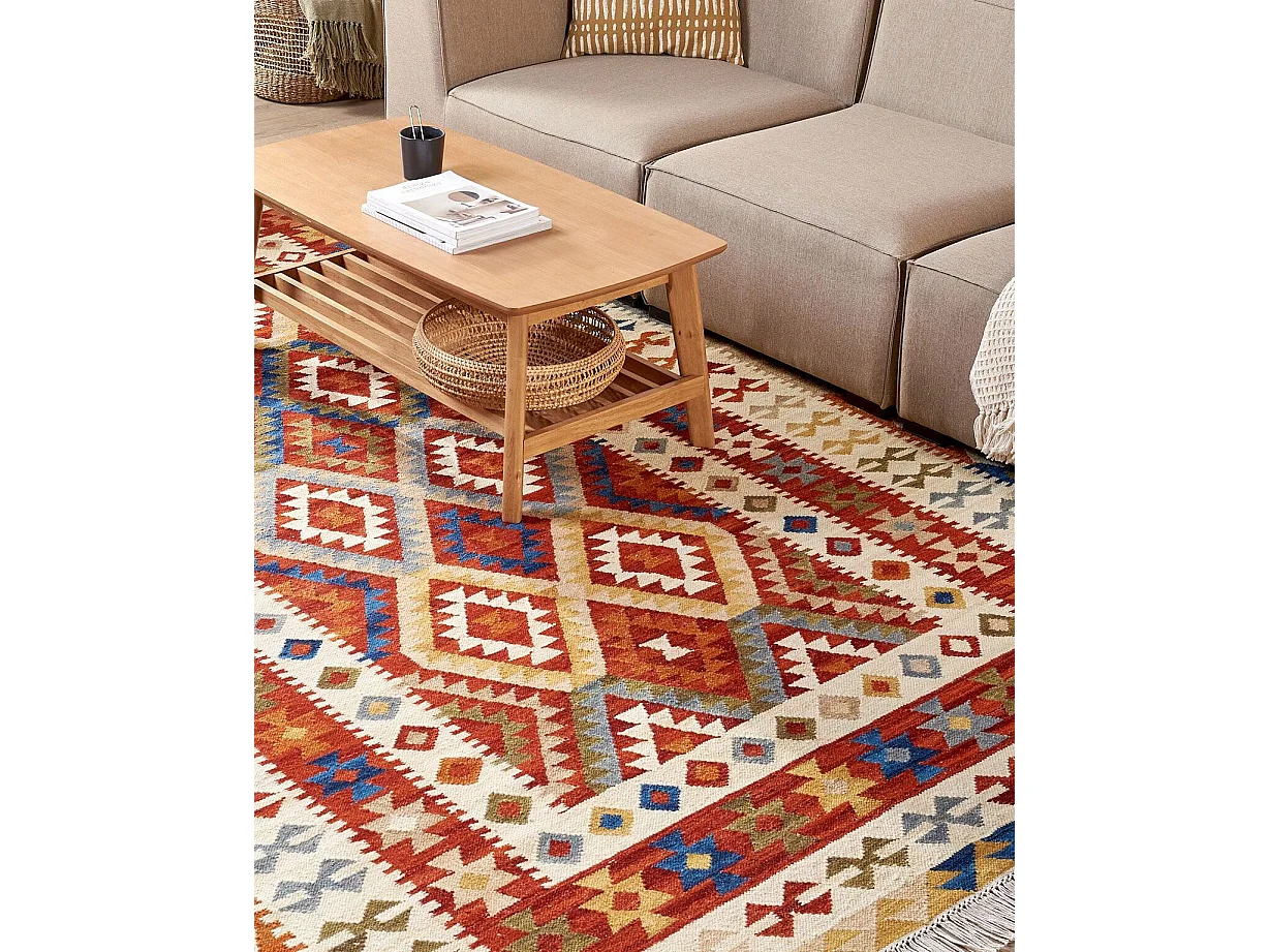 Tapis OSHAKAN Multicolore 200 x 300 cm Laine Kilim