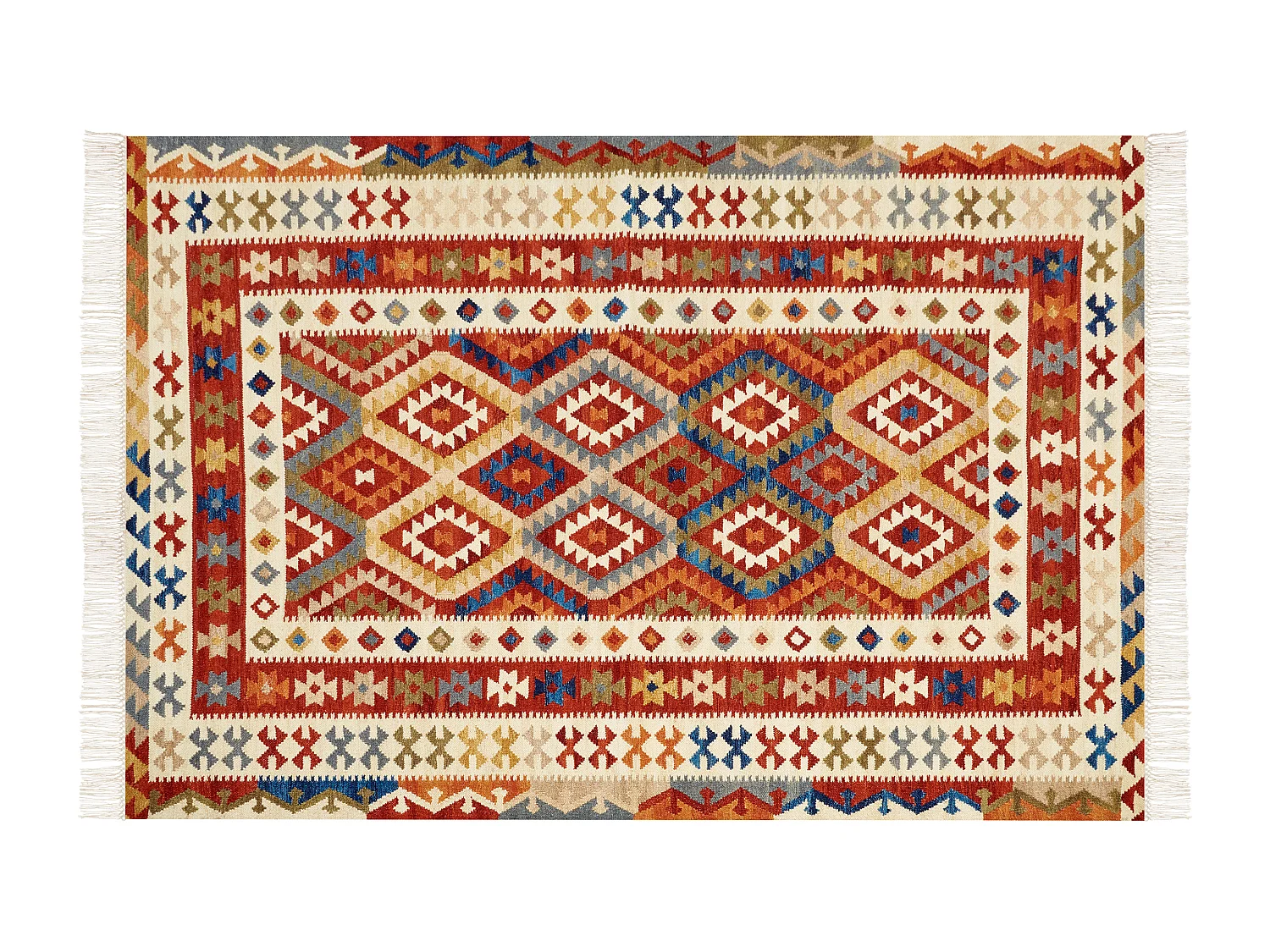Tapis OSHAKAN Multicolore 200 x 300 cm Laine Kilim