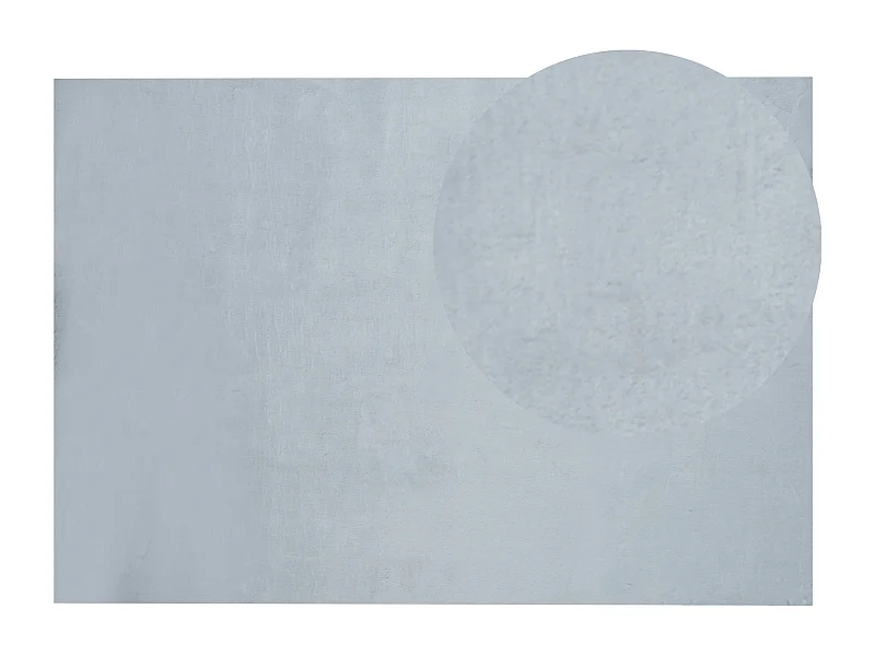 Tapete em pelo sintético de coelho cinzento menta 160 x 230 cm MIRPUR