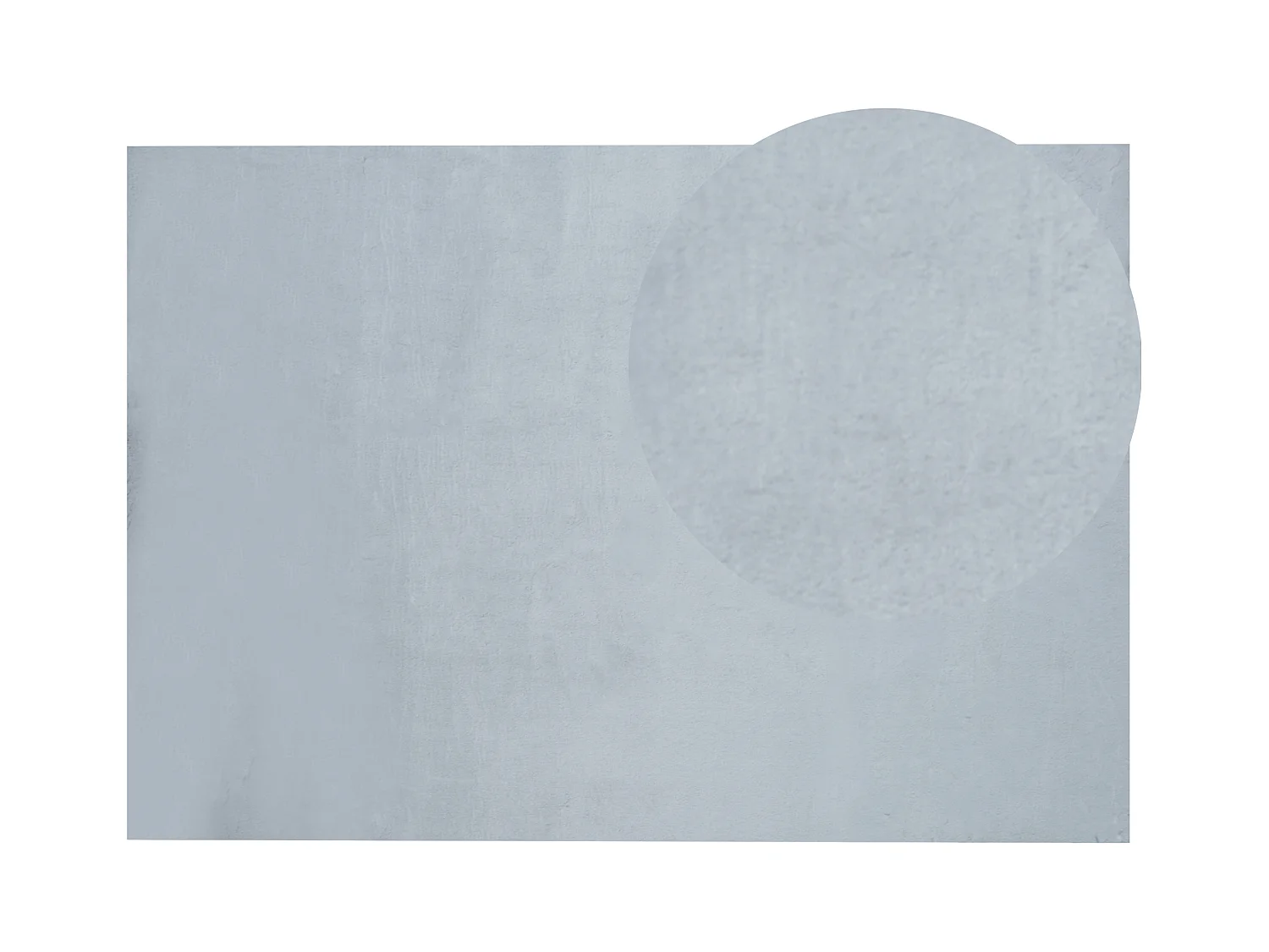 Tapis en fausse fourrure MIRPUR Gris clair 160 x 230 cm