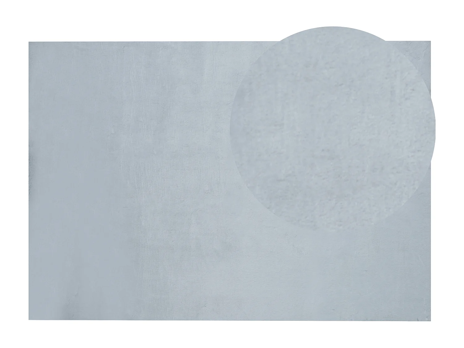 Tapis en fausse fourrure MIRPUR Gris clair 160 x 230 cm
