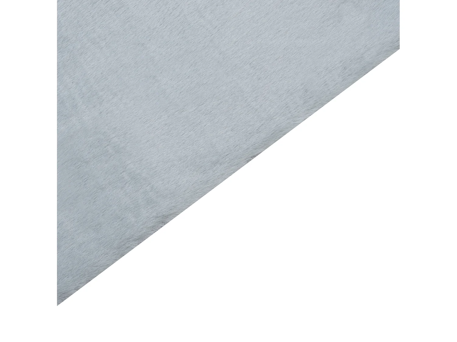 Tapis en fausse fourrure MIRPUR Gris clair 160 x 230 cm
