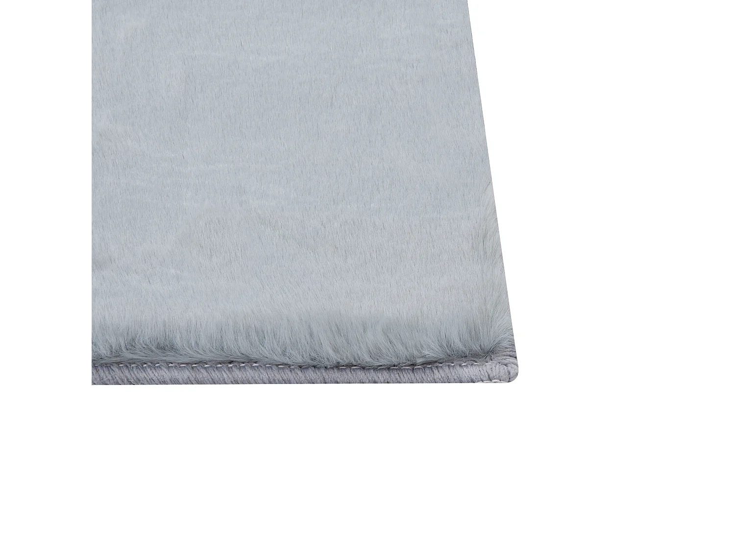 Faux Fur Rug MIRPUR Light Grey 160 x 230 cm
