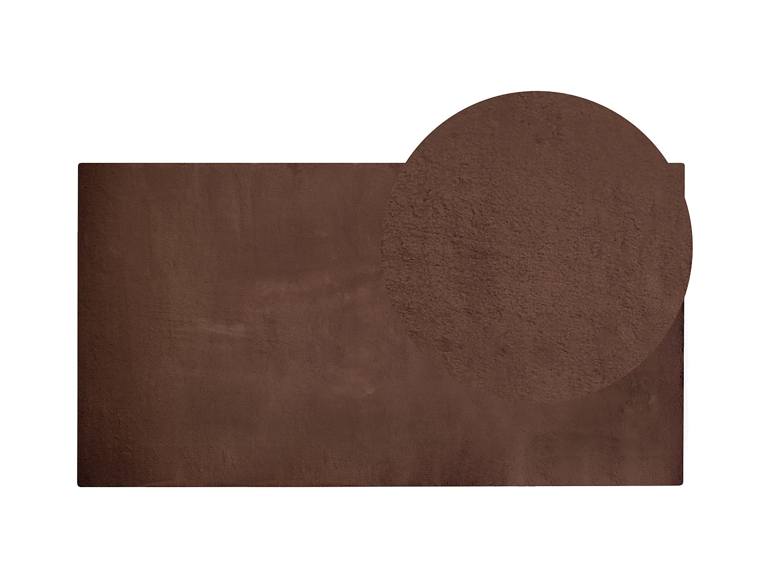 Alfombra marrón 80 x 150 cm MIRPUR