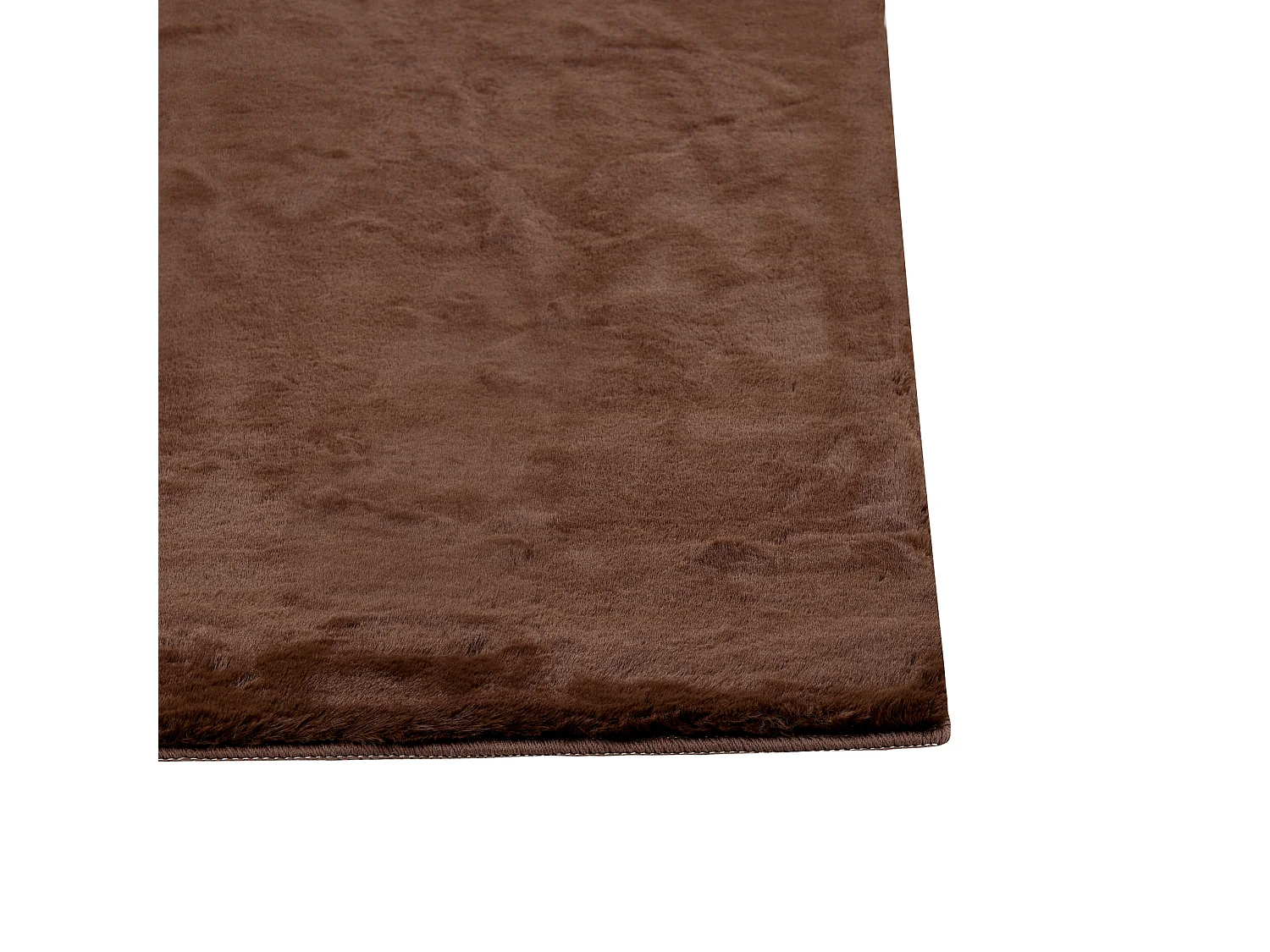 Vloerkleed kunstbont bruin 80 x 150 cm MIRPUR