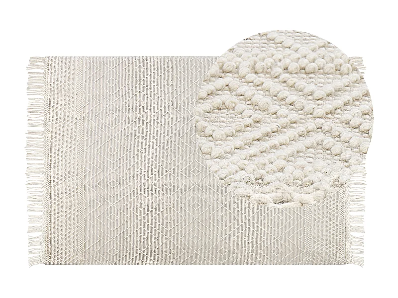 Tapis DARENDE Beige 160 x 230 cm Laine