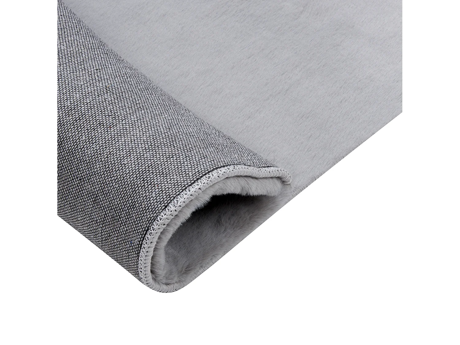 Vloerkleed kunstbont grijs 160 x 230 cm MIRPUR