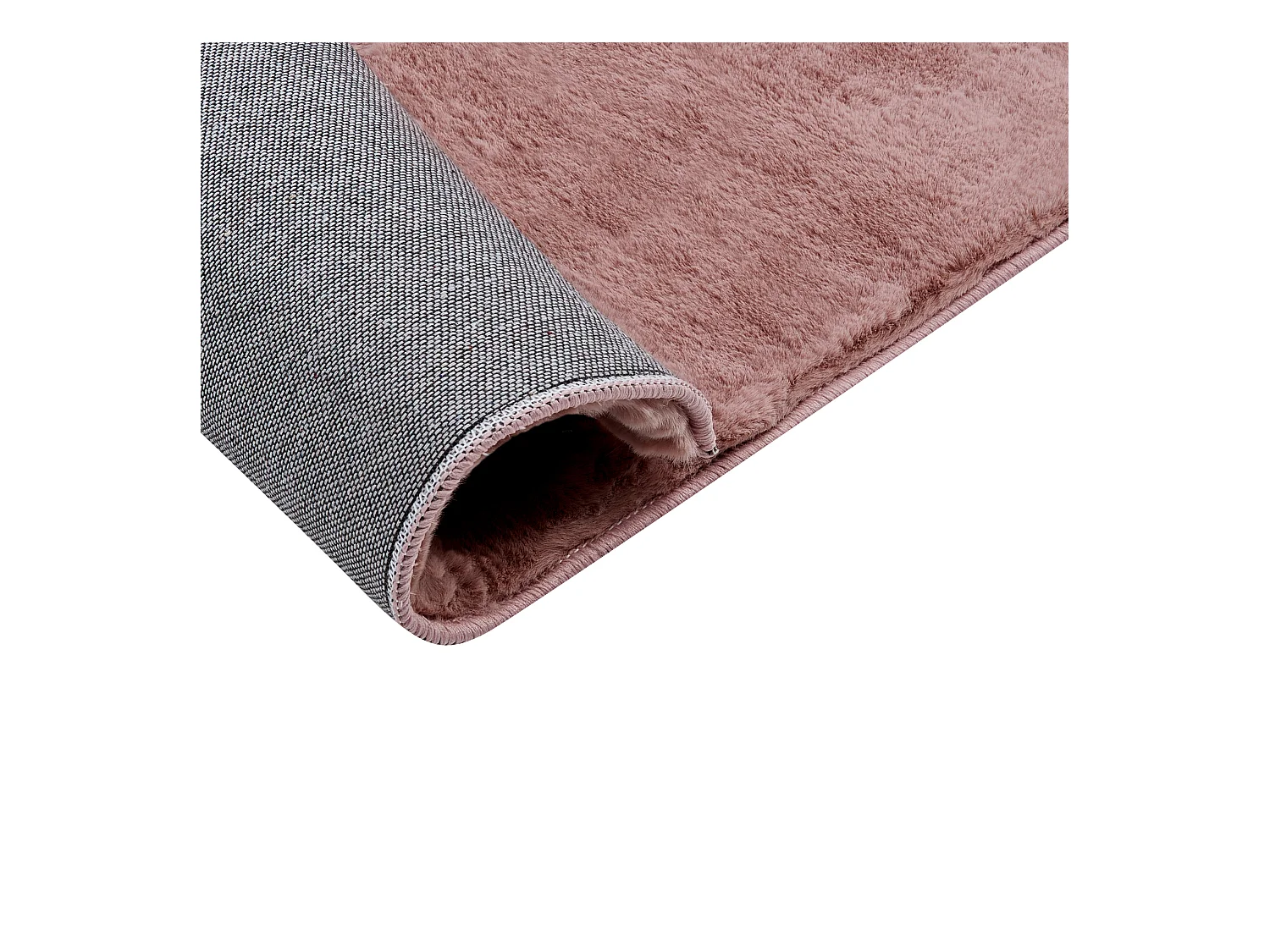 Alfombra rosa 80 x 150 cm MIRPUR