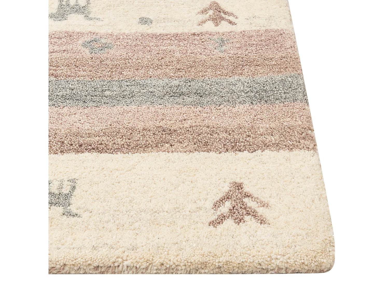 Tapis KARLI Beige 160 x 230 cm Laine Tapis persan