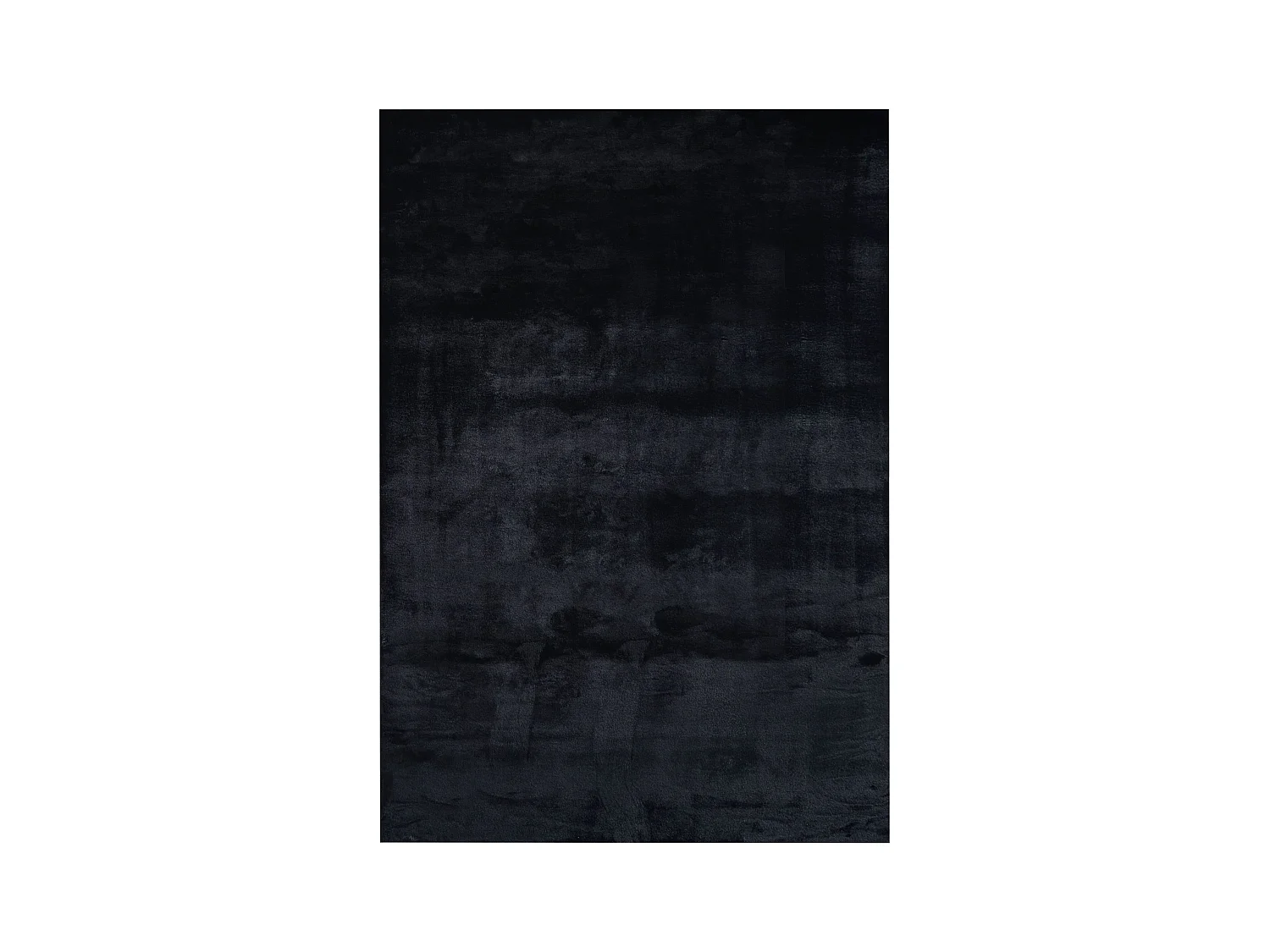 Tapis en fausse fourrure MIRPUR Noir 160 x 230 cm