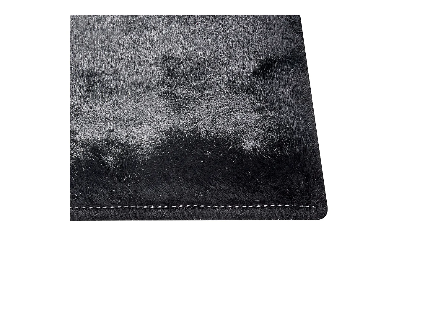 Tapis en fausse fourrure MIRPUR Noir 160 x 230 cm