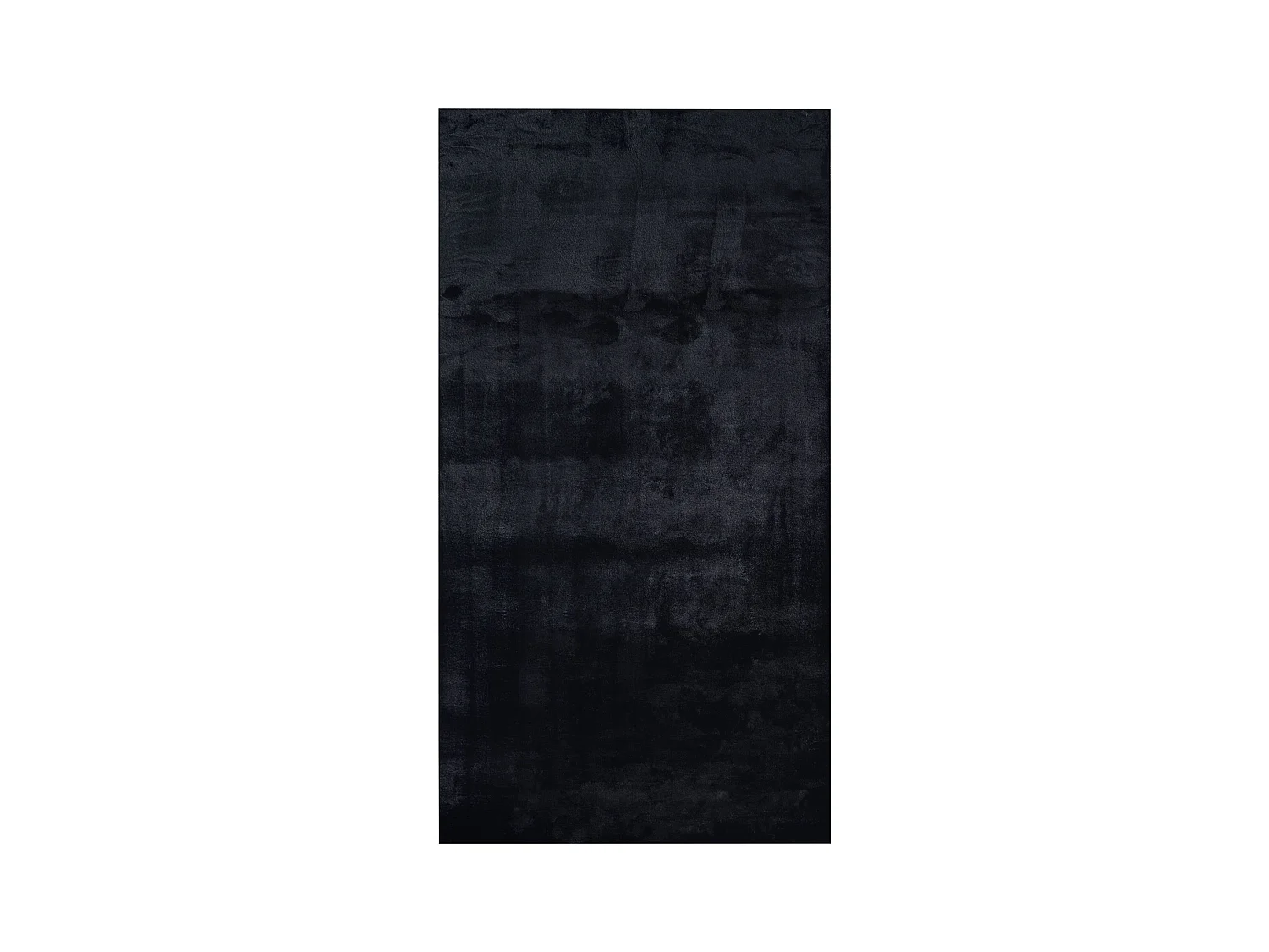 Tapis en fausse fourrure MIRPUR Noir 80 x 150 cm