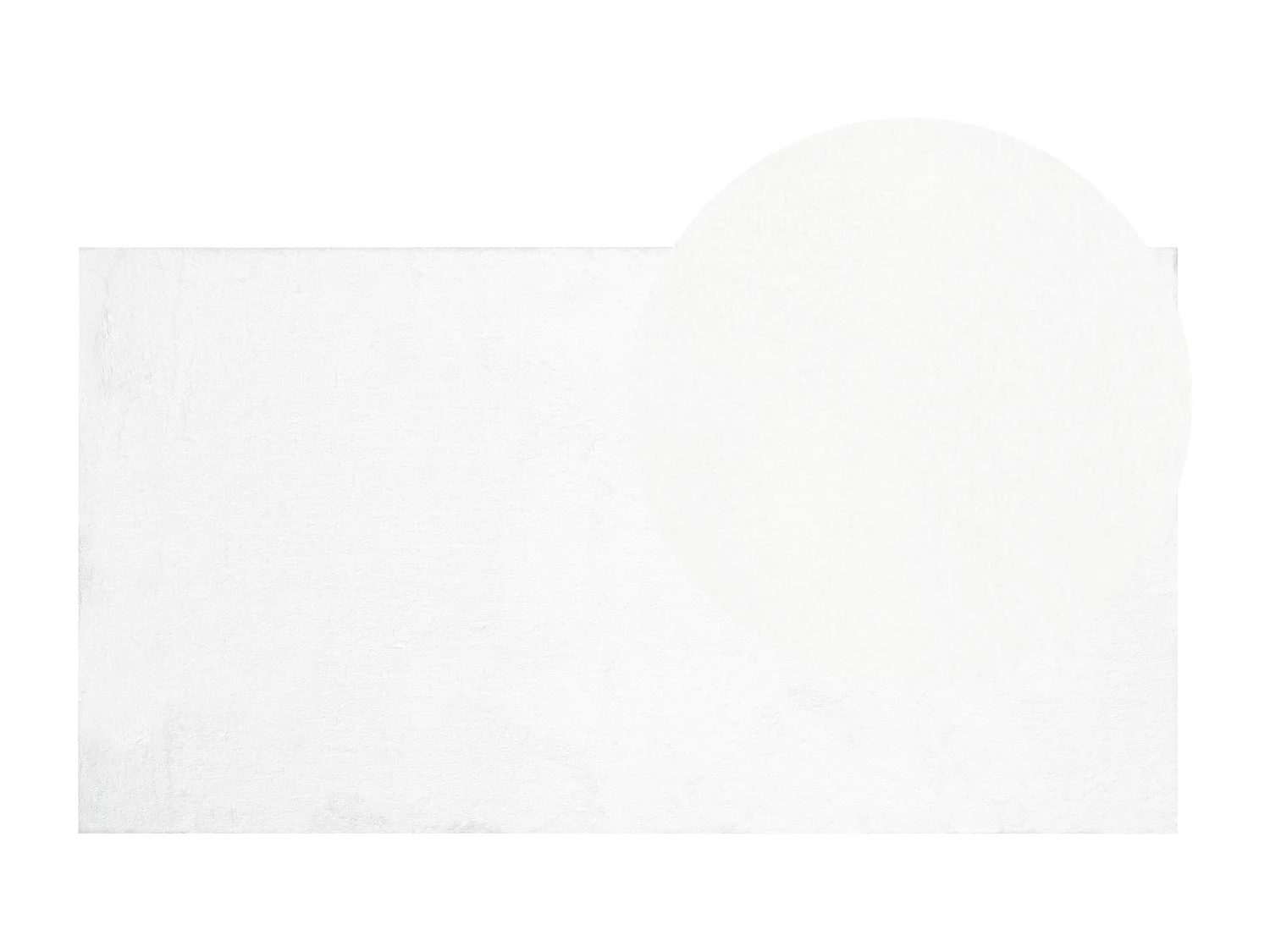 Tapis en fausse fourrure MIRPUR Blanc 80 x 150 cm