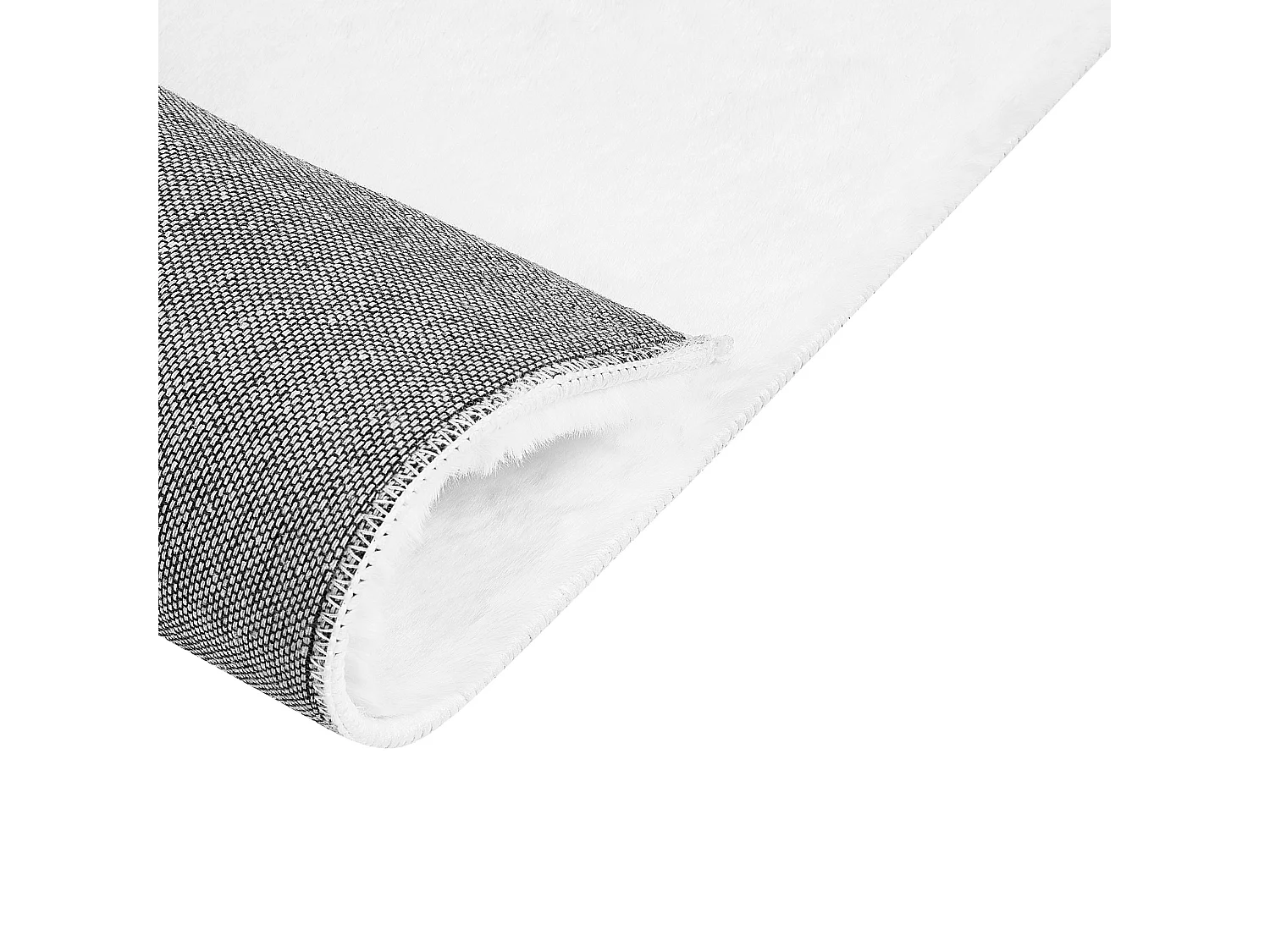 Tapis en fausse fourrure MIRPUR Blanc 80 x 150 cm