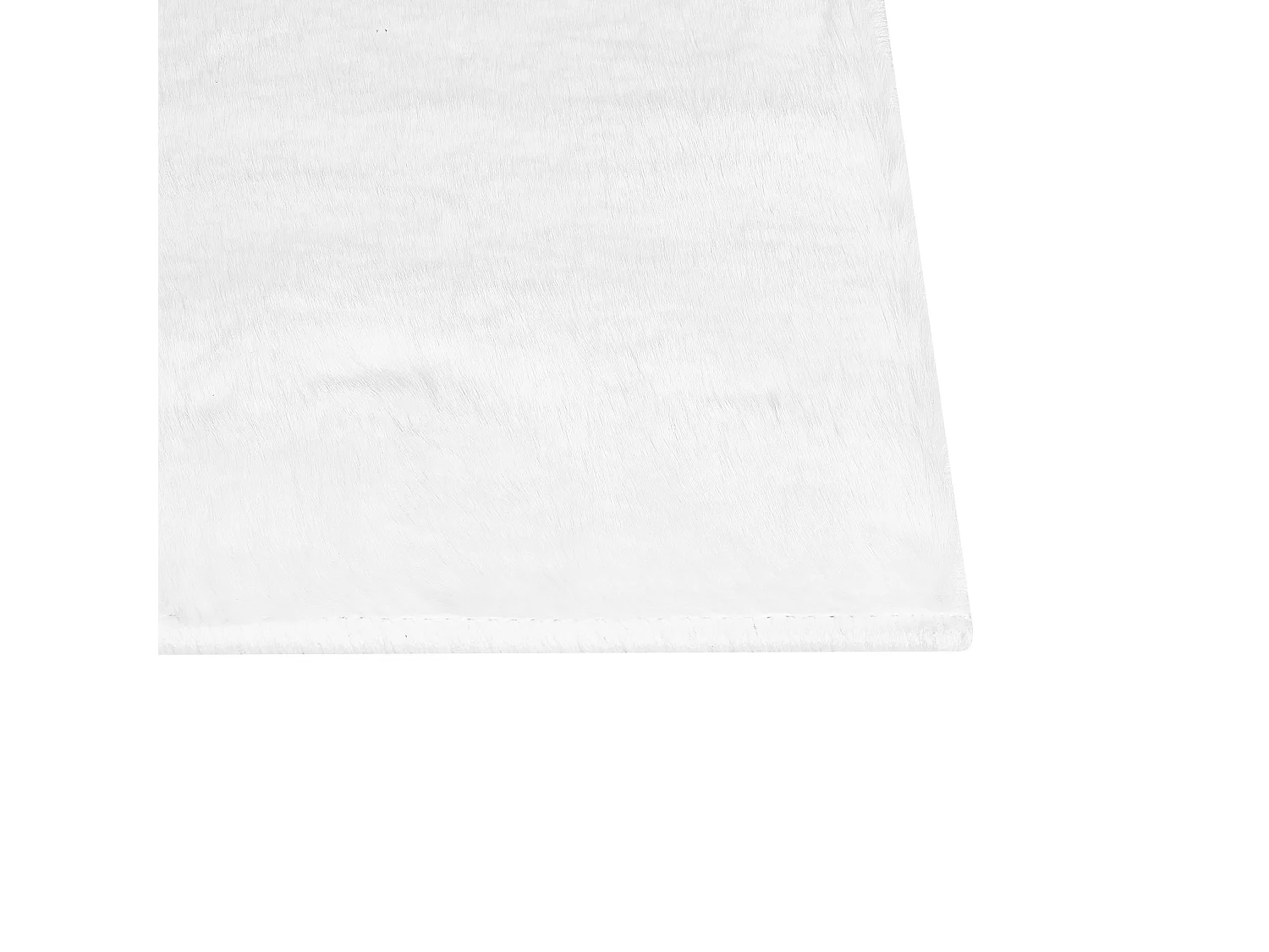 Tapis en fausse fourrure MIRPUR Blanc 80 x 150 cm