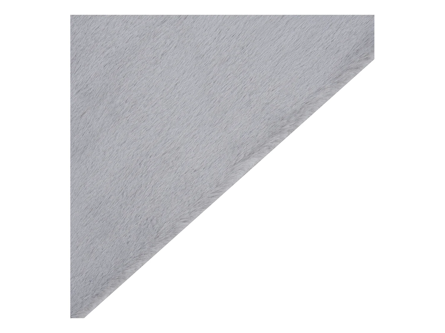 Vloerkleed kunstbont grijs 80 x 150 cm MIRPUR