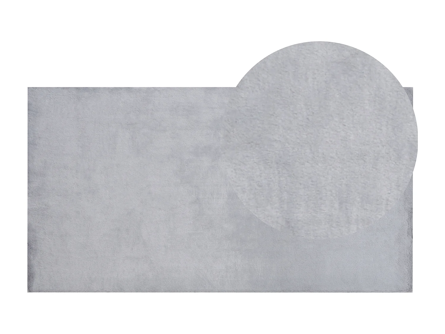 Tappeto grigio chiaro 80 x 150 cm MIRPUR