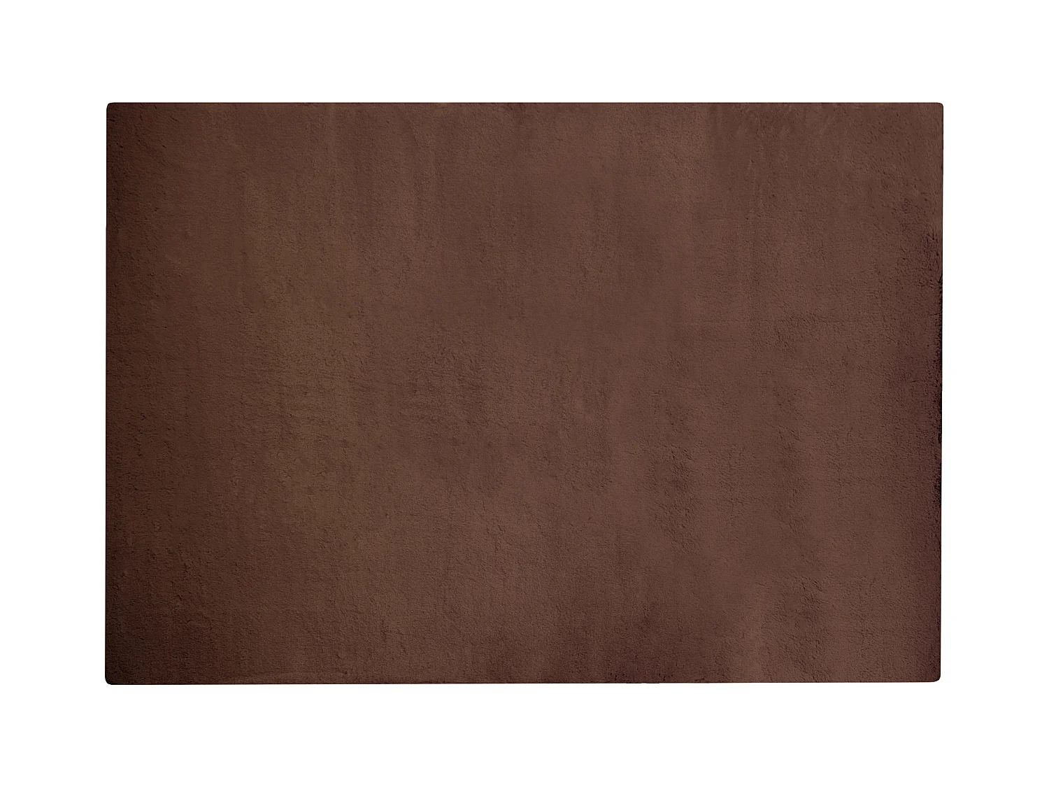 Tapis en fausse fourrure de lapin 160 x 230 cm marron MIRPUR