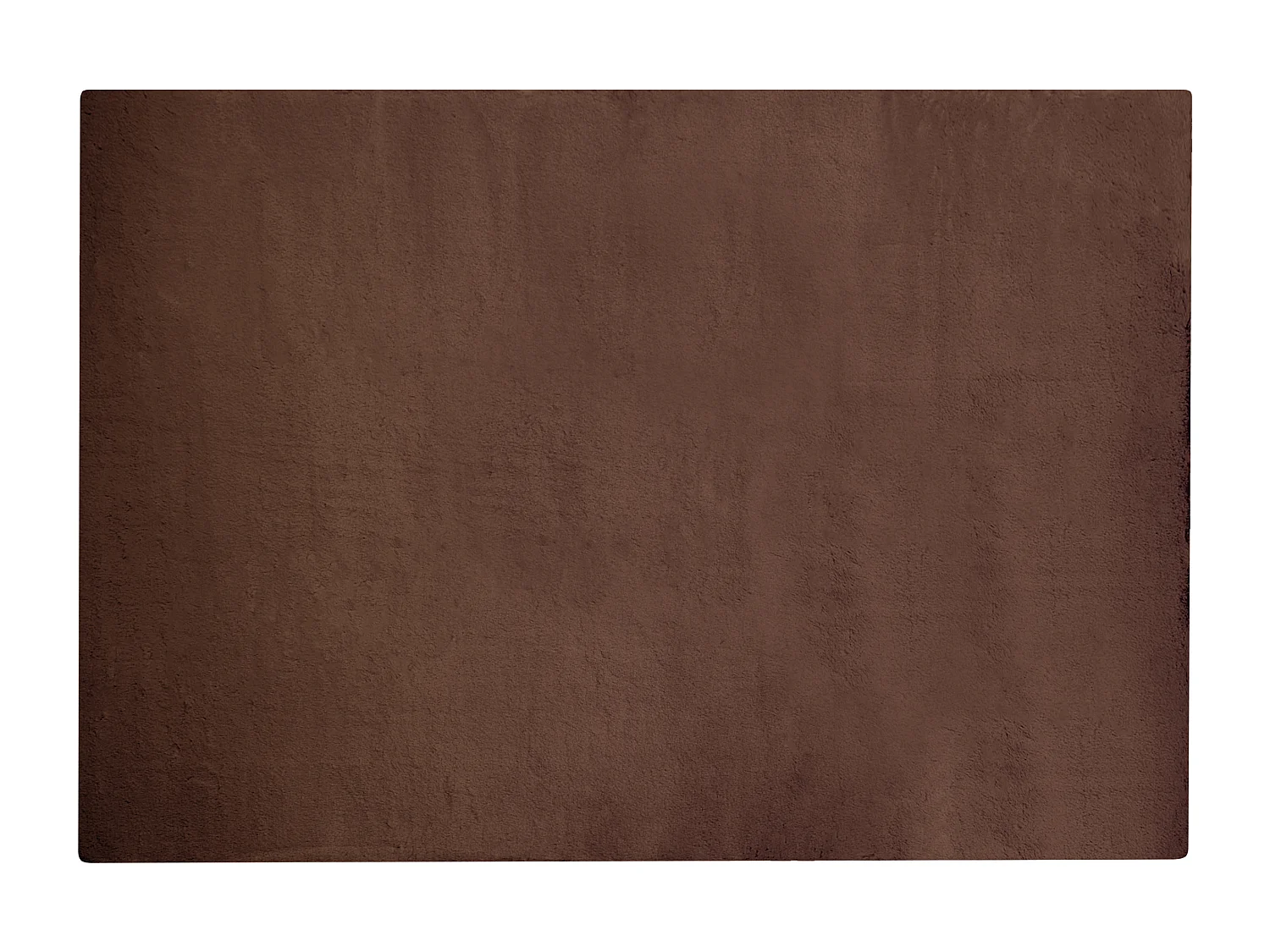 Tapis en fausse fourrure de lapin 160 x 230 cm marron MIRPUR