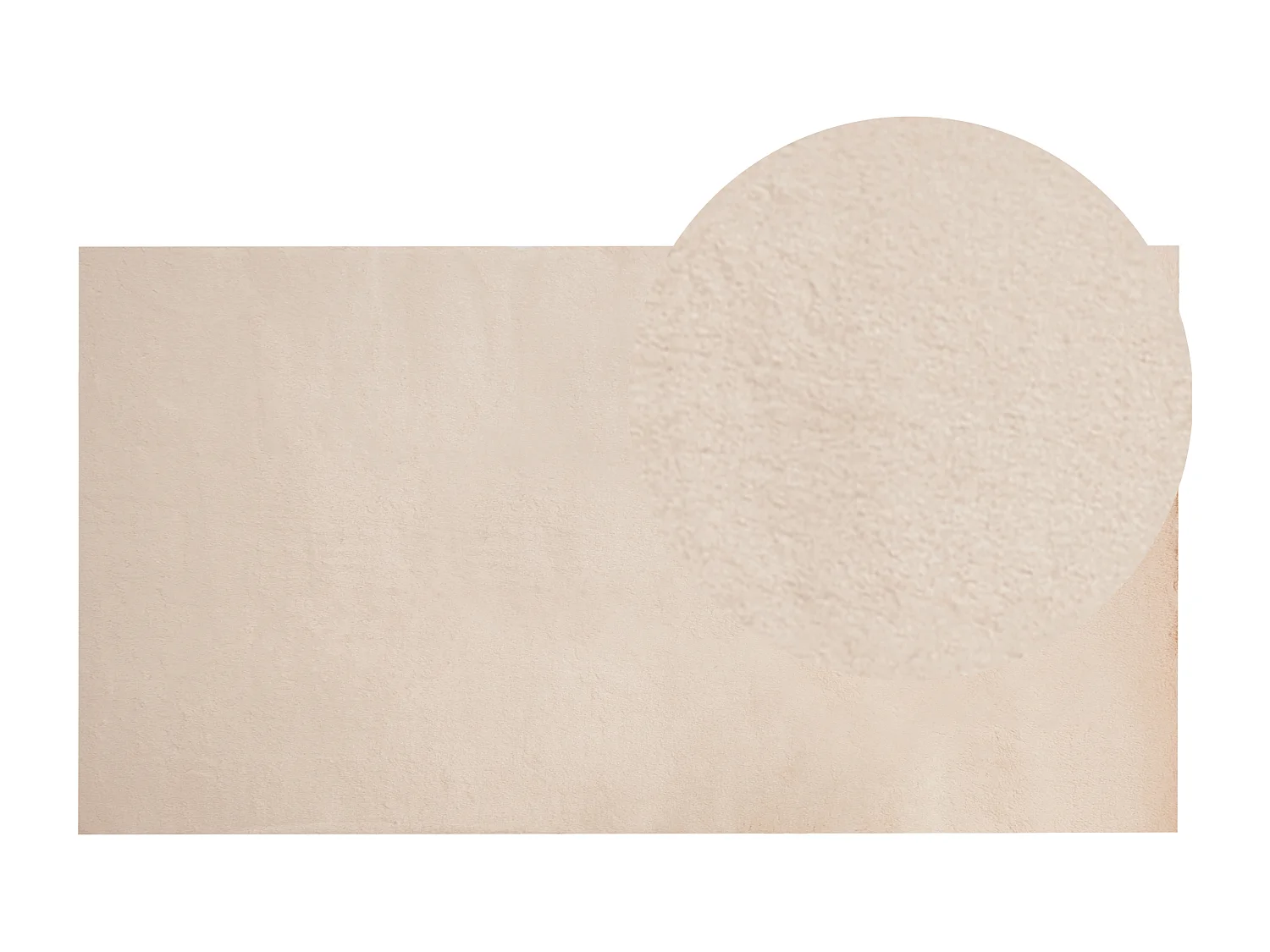 Alfombra beige 80 x 150 cm MIRPUR