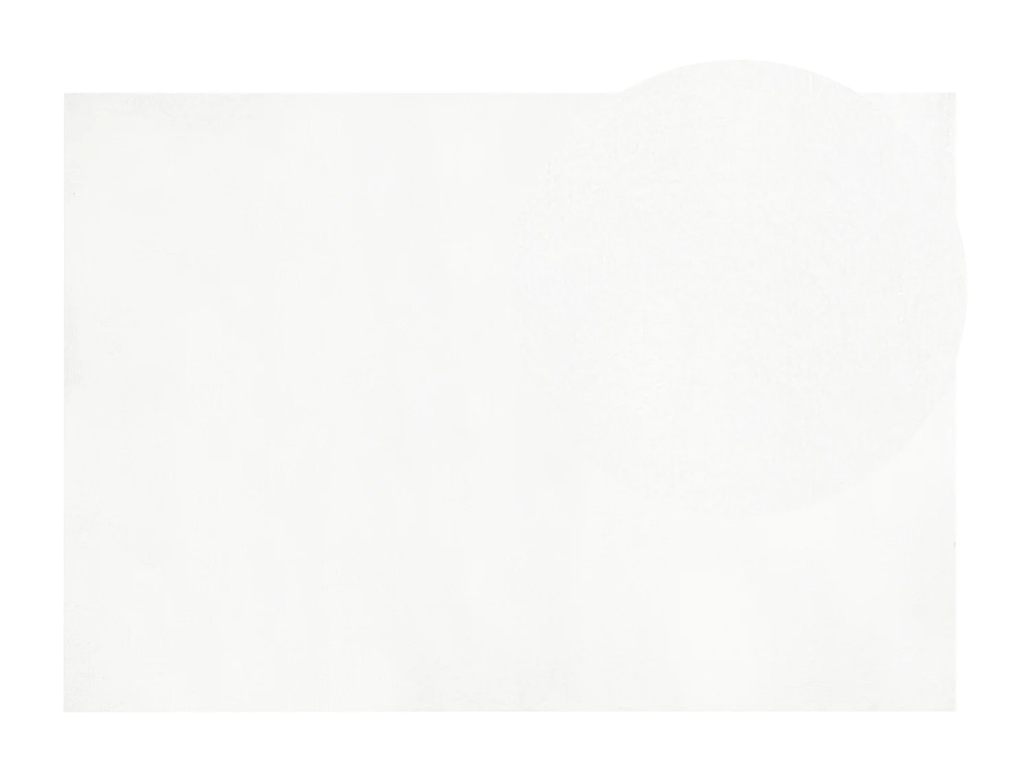 Tapis en fausse fourrure MIRPUR Blanc 160 x 230 cm