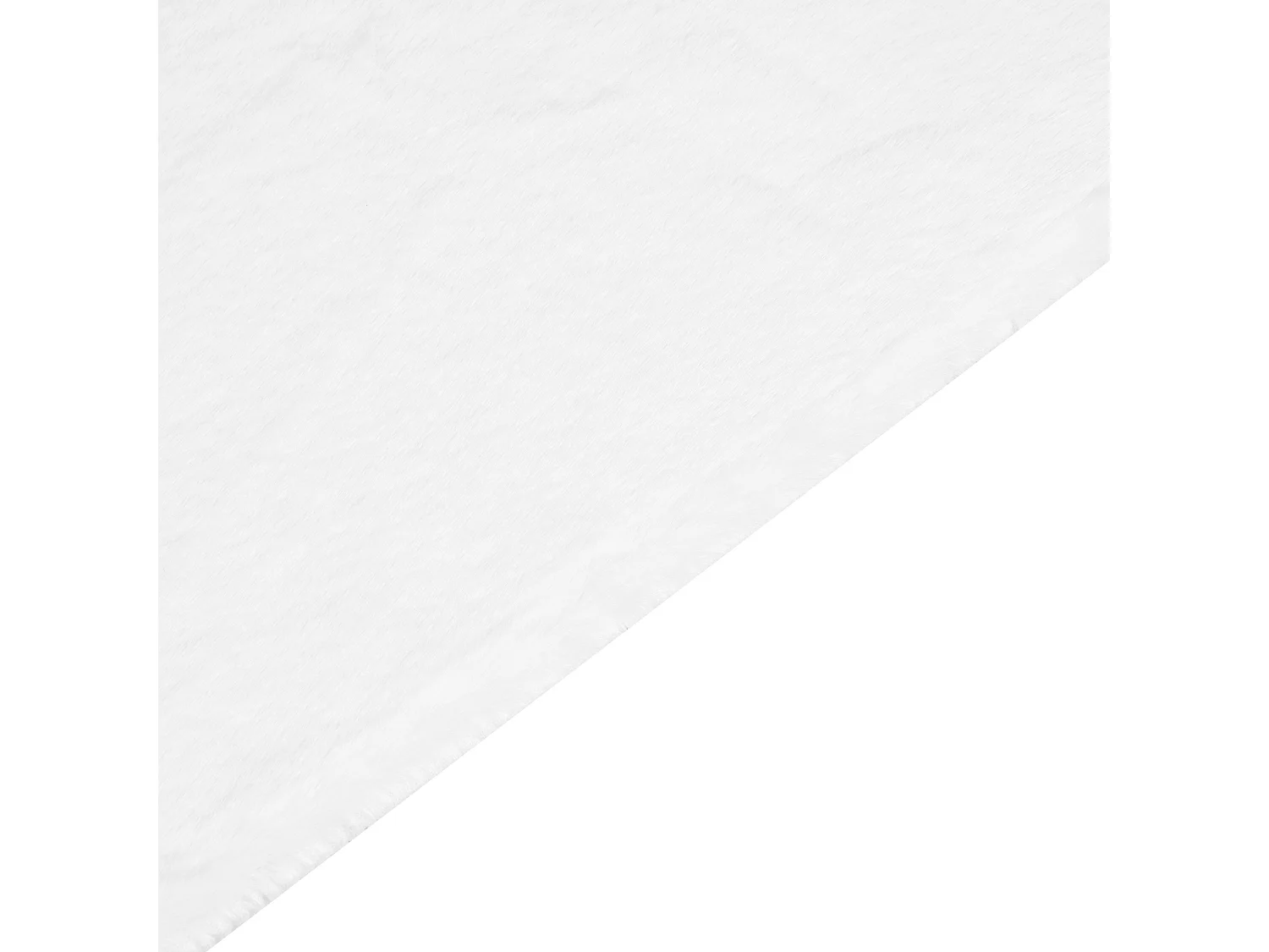 Tapis en fausse fourrure MIRPUR Blanc 160 x 230 cm