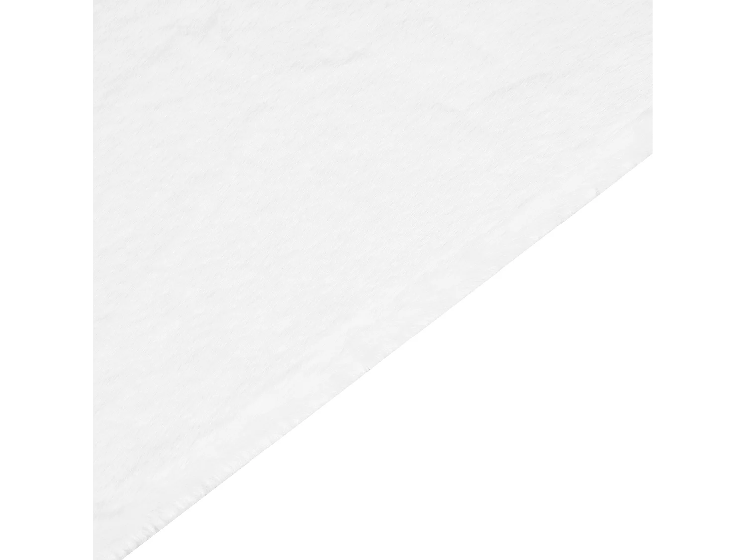 Tapis en fausse fourrure MIRPUR Blanc 160 x 230 cm