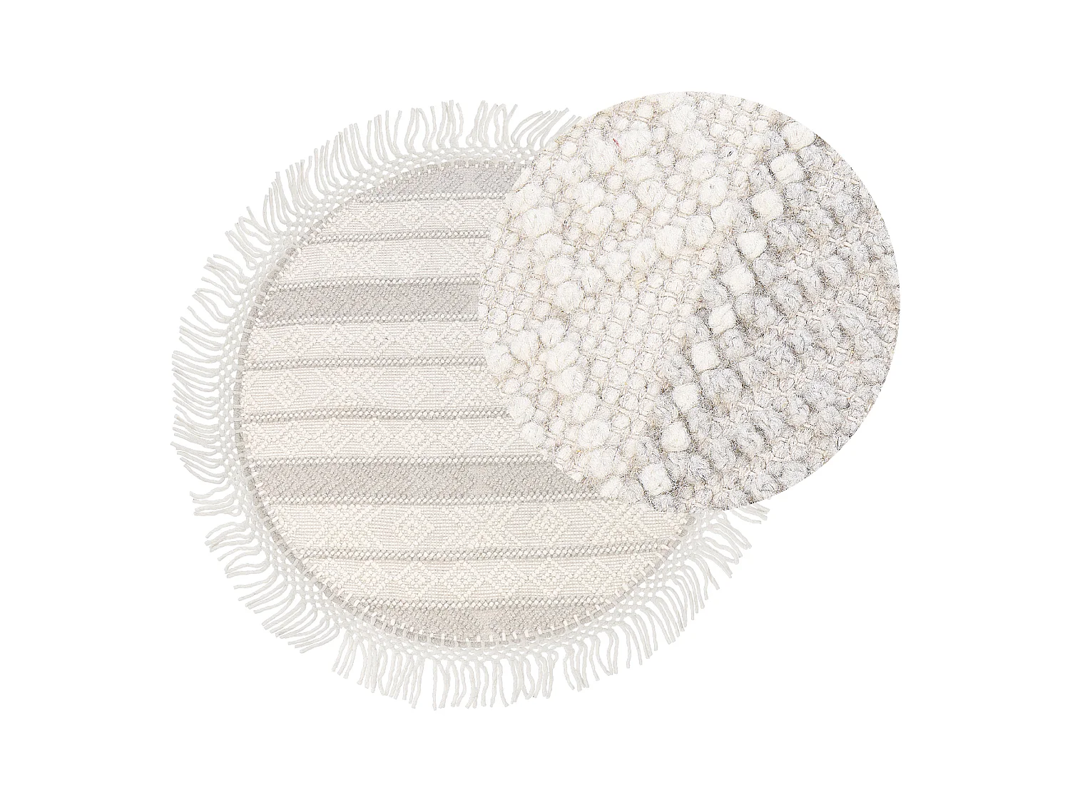 Tapis BALTALAR Beige ø 140 cm Laine