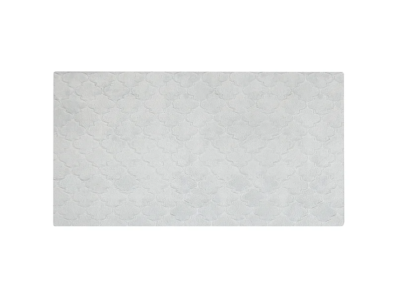 Tappeto pelliccia sintetica grigio chiaro 80 x 150 cm GHARO