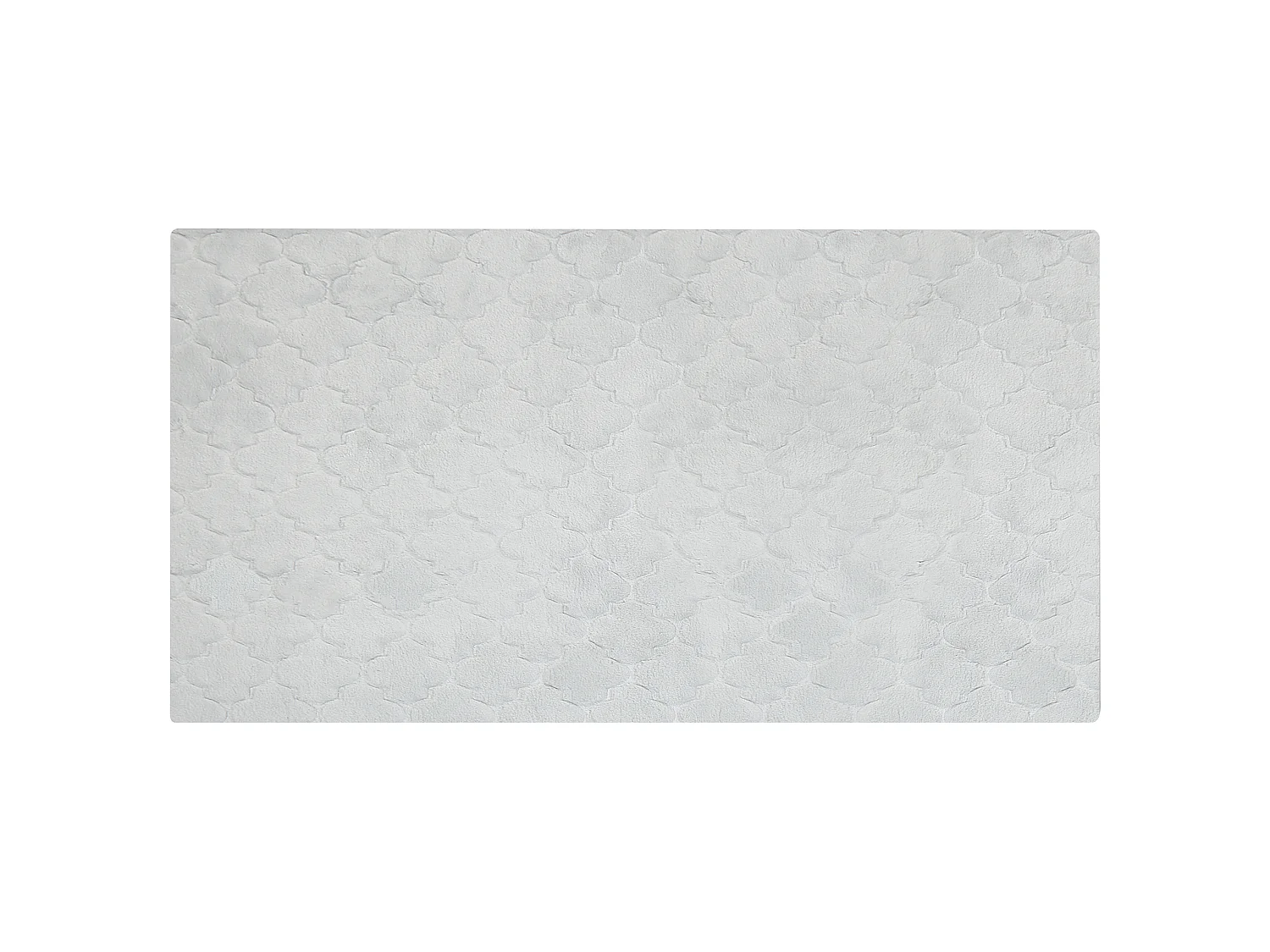 Tapis en fausse fourrure GHARO Gris clair 80 x 150 cm