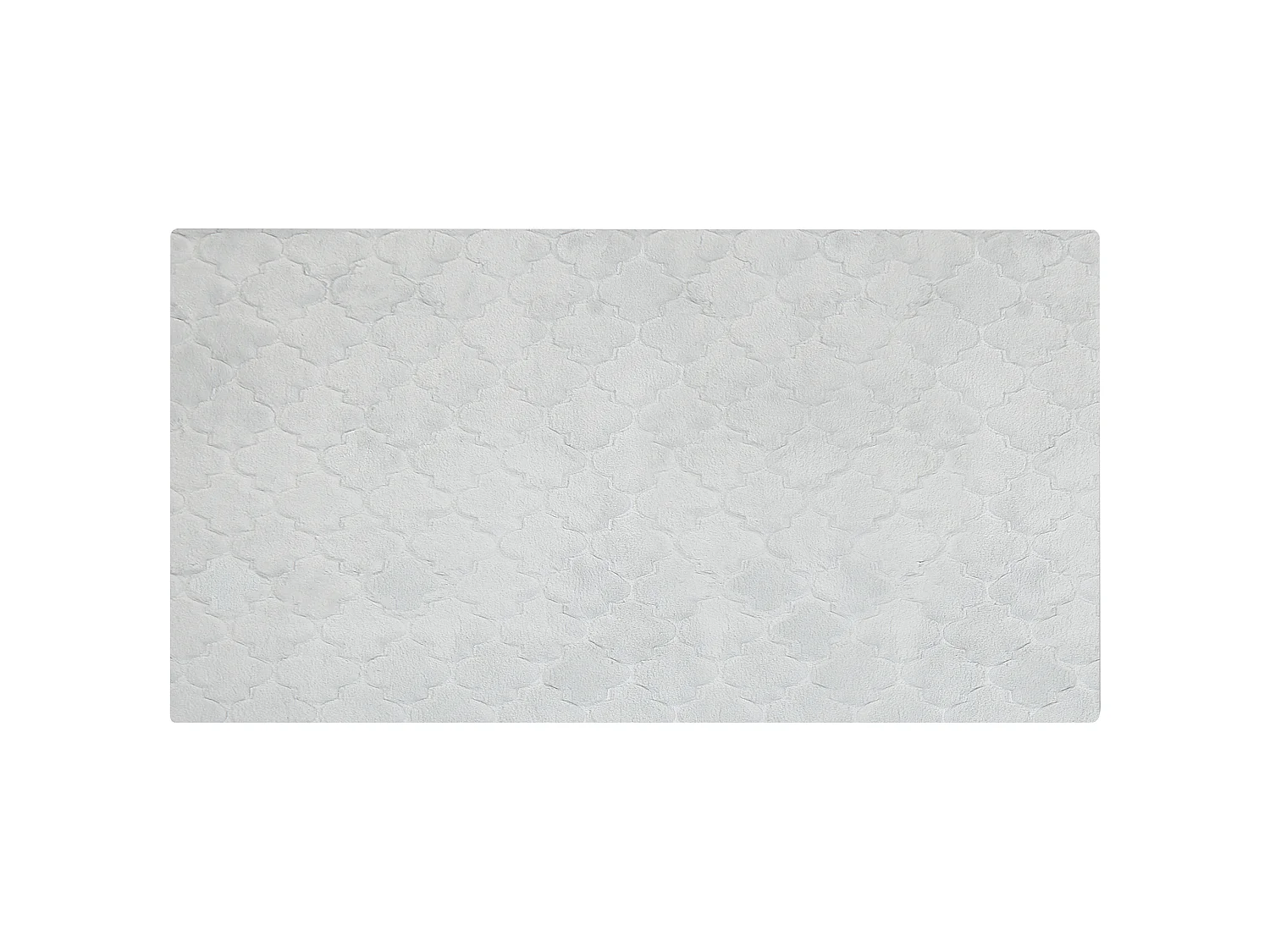 Tappeto pelliccia sintetica grigio chiaro 80 x 150 cm GHARO