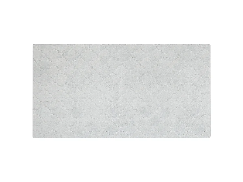 Tapis en fausse fourrure GHARO Gris clair 80 x 150 cm