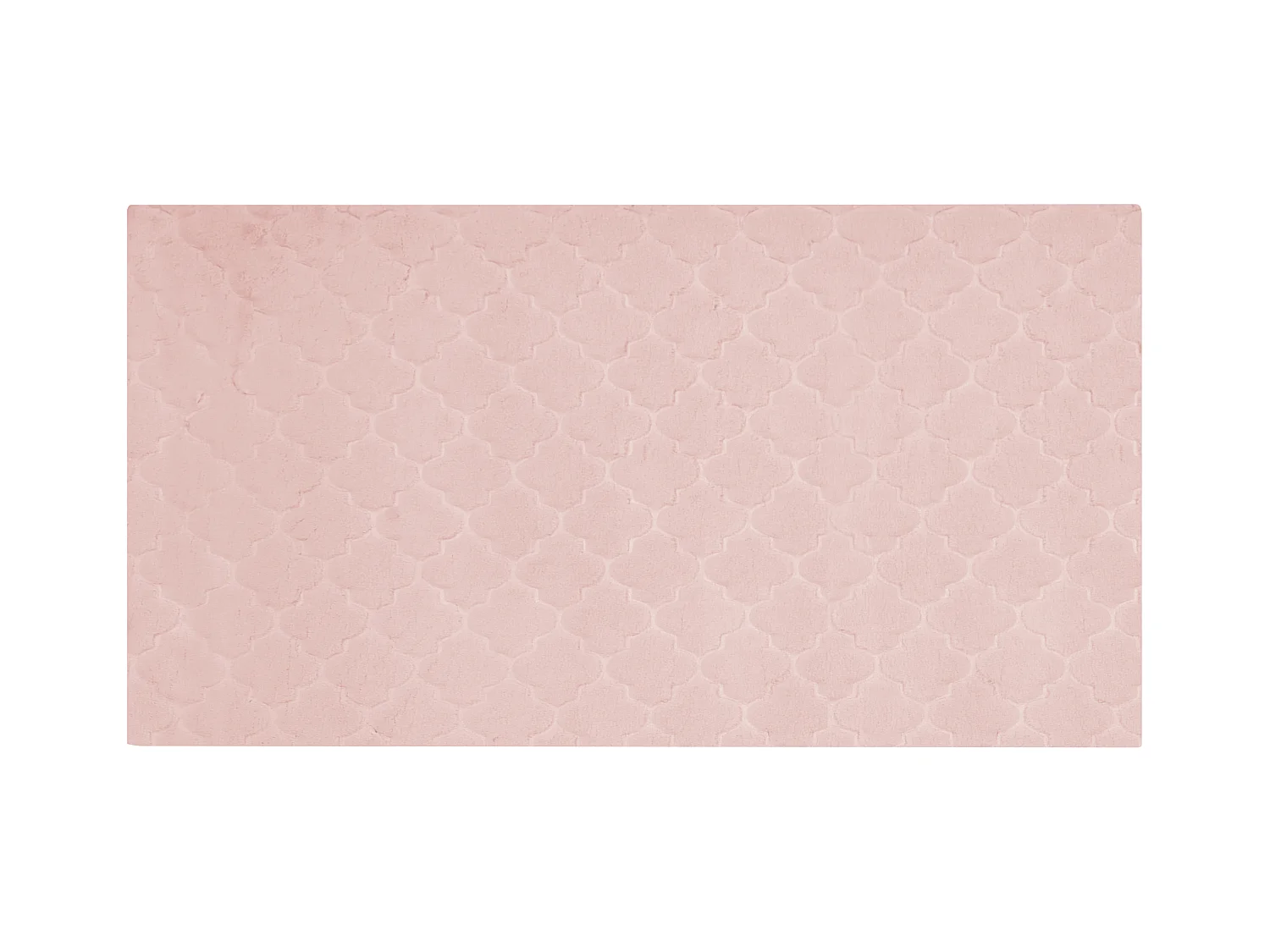 Tapis en fausse fourrure GHARO Rose 80 x 150 cm