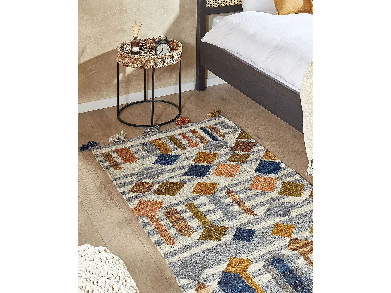 Vloerkleed kelim meerkleurig 80 x 150 cm KASAKH