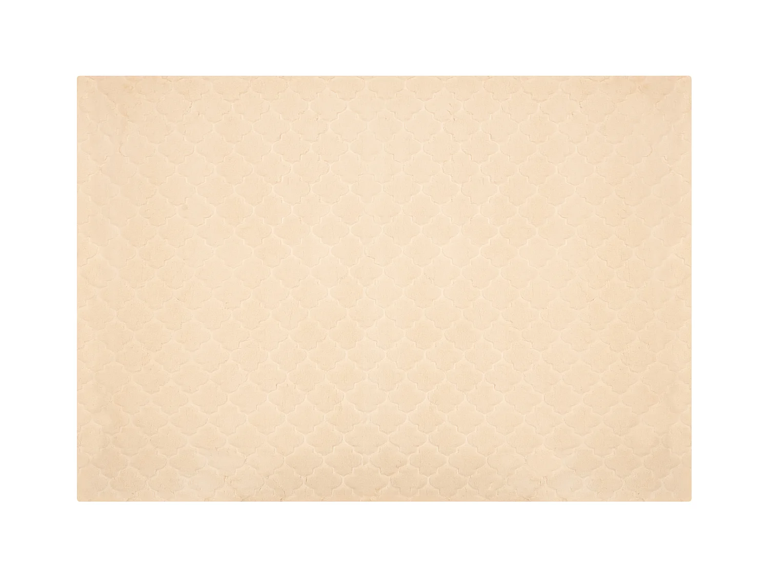 Tapis en fausse fourrure GHARO Beige 160 x 230 cm