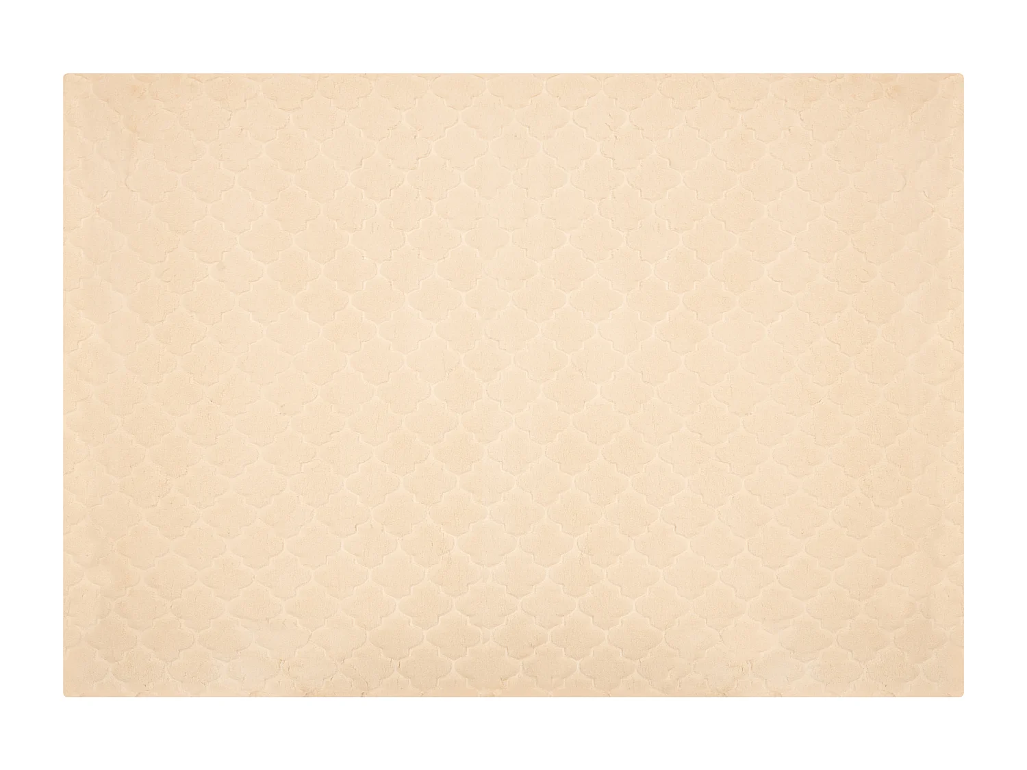 Tappeto pelliccia sintetica beige 160 x 230 cm GHARO